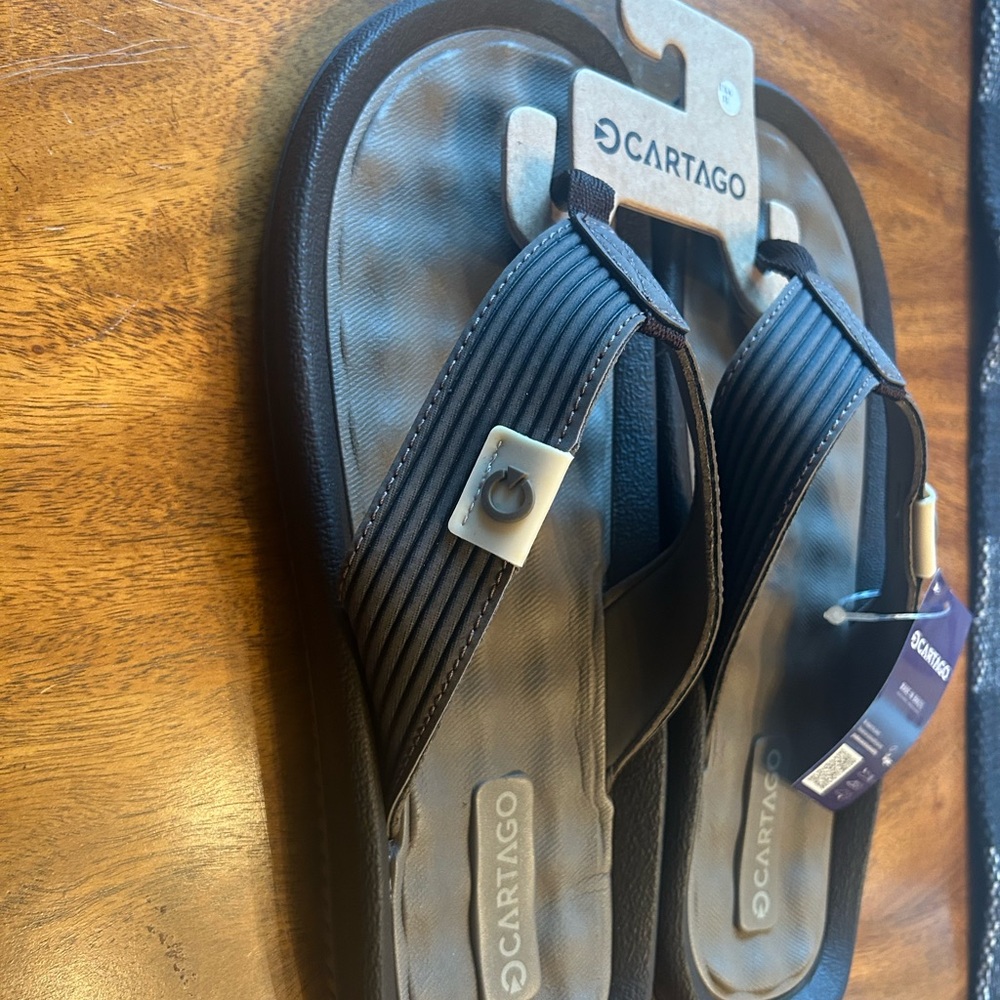 Cartago Black Flip Flops